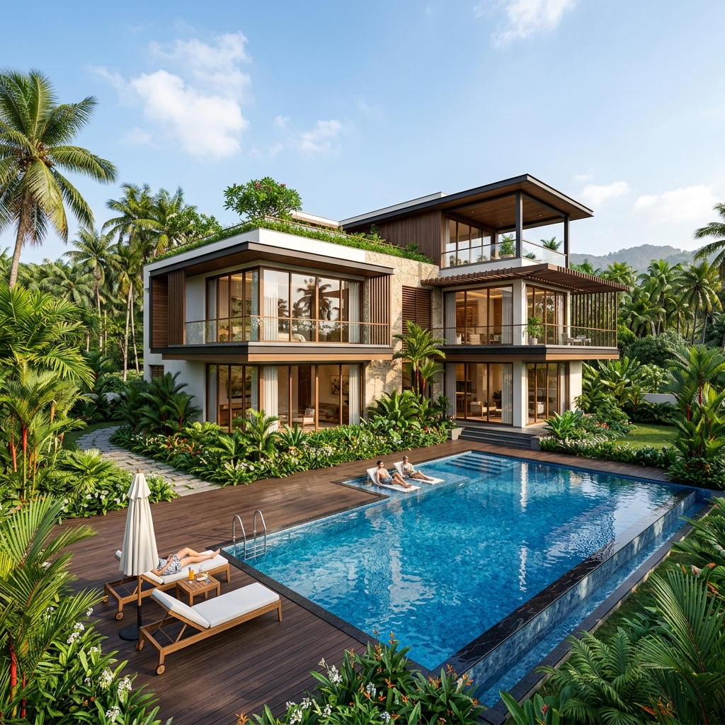 Luxury Villa constructed by Native Lands